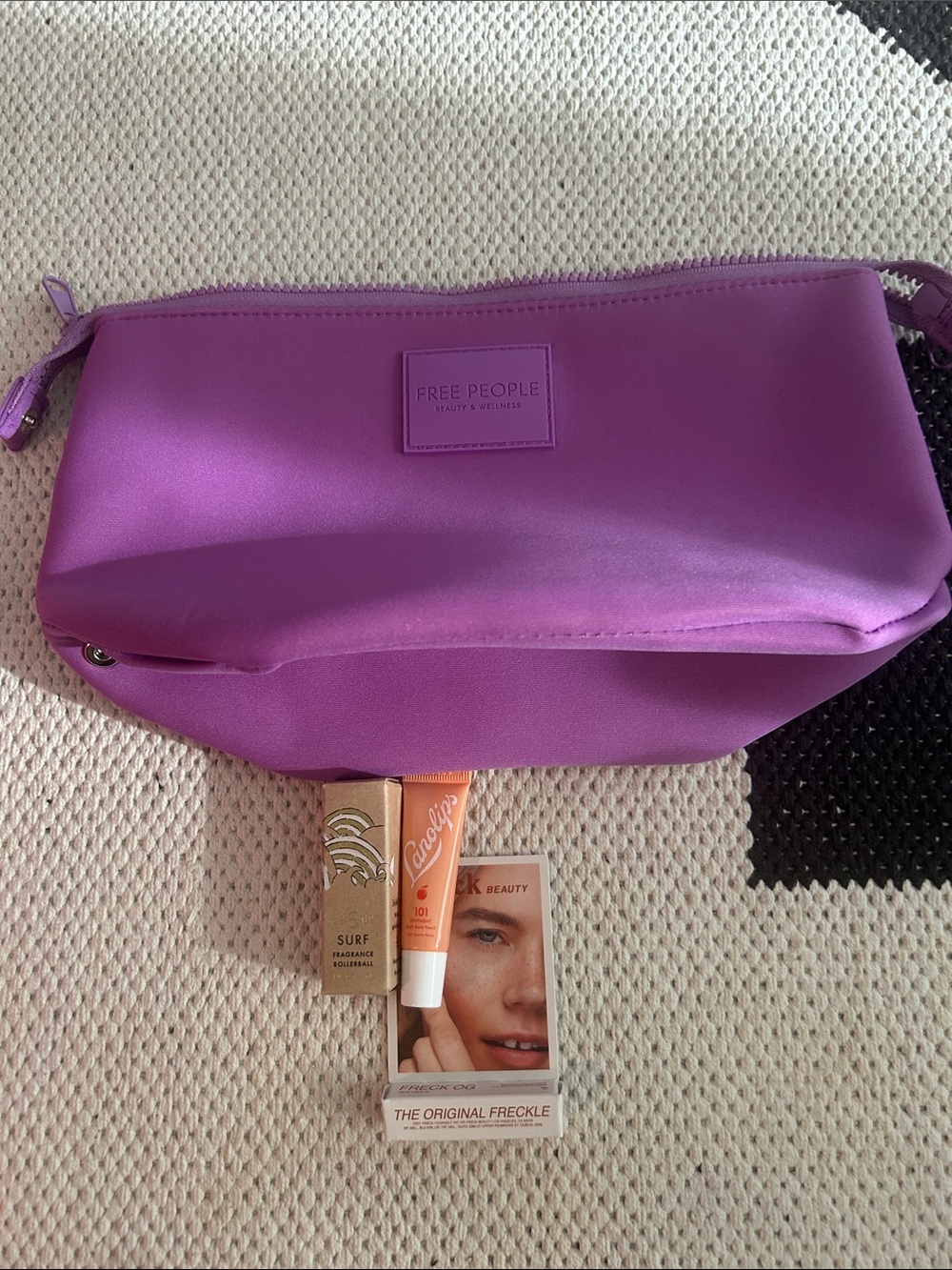 Free People Violet Cosmetic Pouch